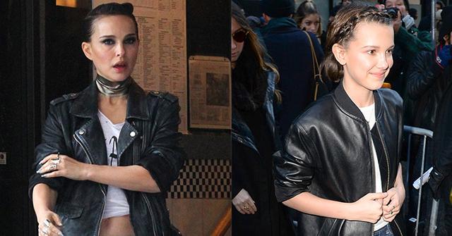 Natalie portman millie bobby brown twins pics
