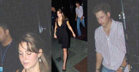 An old photo of Kate Middleton and Prince William