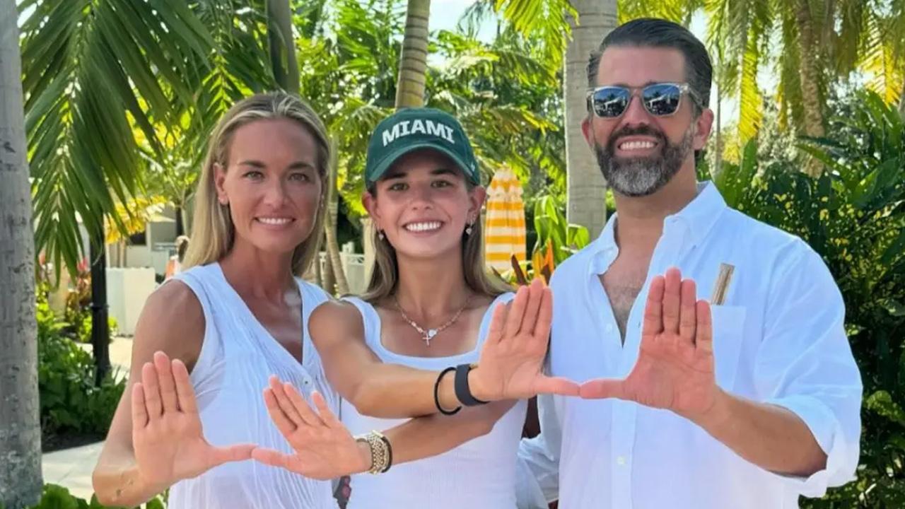 Image of Kai Trump is attending the University of Miami to compete on the women's golf team.
