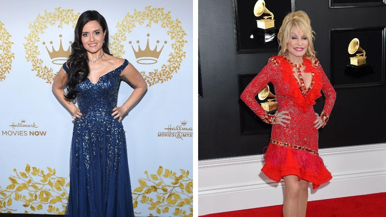Image of Danica McKellar recalled Dolly Parton's 'great work ethic.'