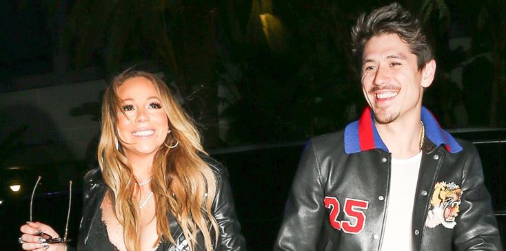 Mariah Carey and Bryan Tanaka are smitten at the Clippers game