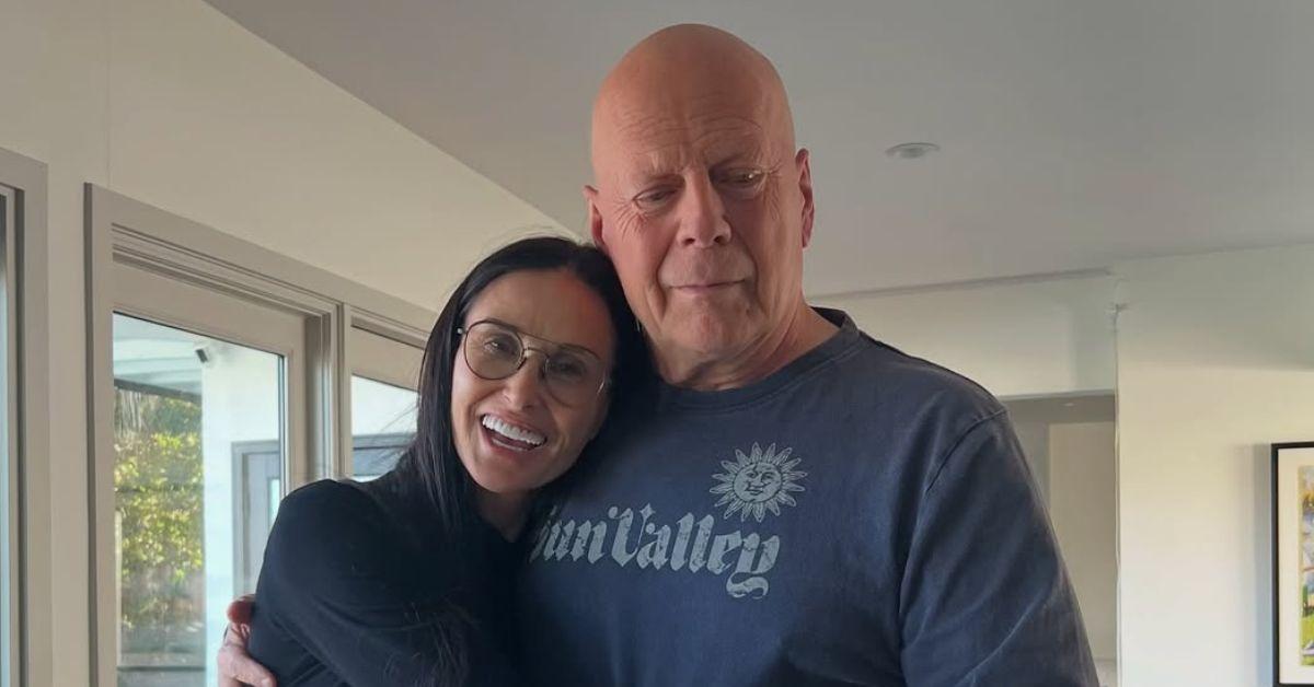 image of Demi Moore spoke about Bruce Willis’ dementia battle.
