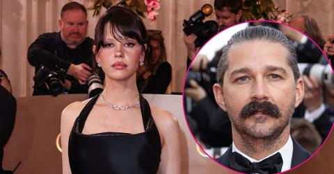 Composite photo of Mia Goth and Shia LaBeouf