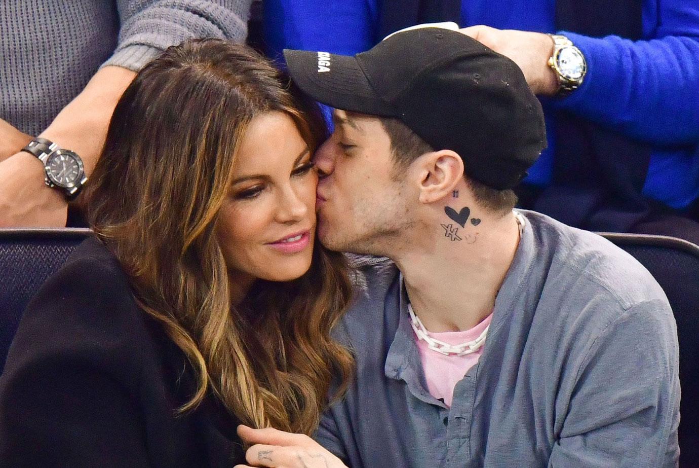 Kate Beckinsale And Pete Davidson Kissing At Sports Game Kaia Gerber Date