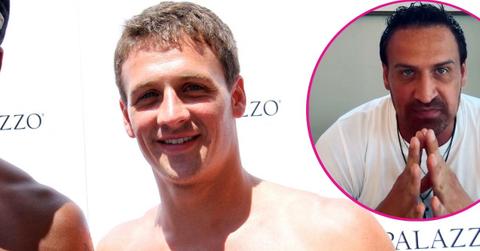 image and inset of Ryan lochte