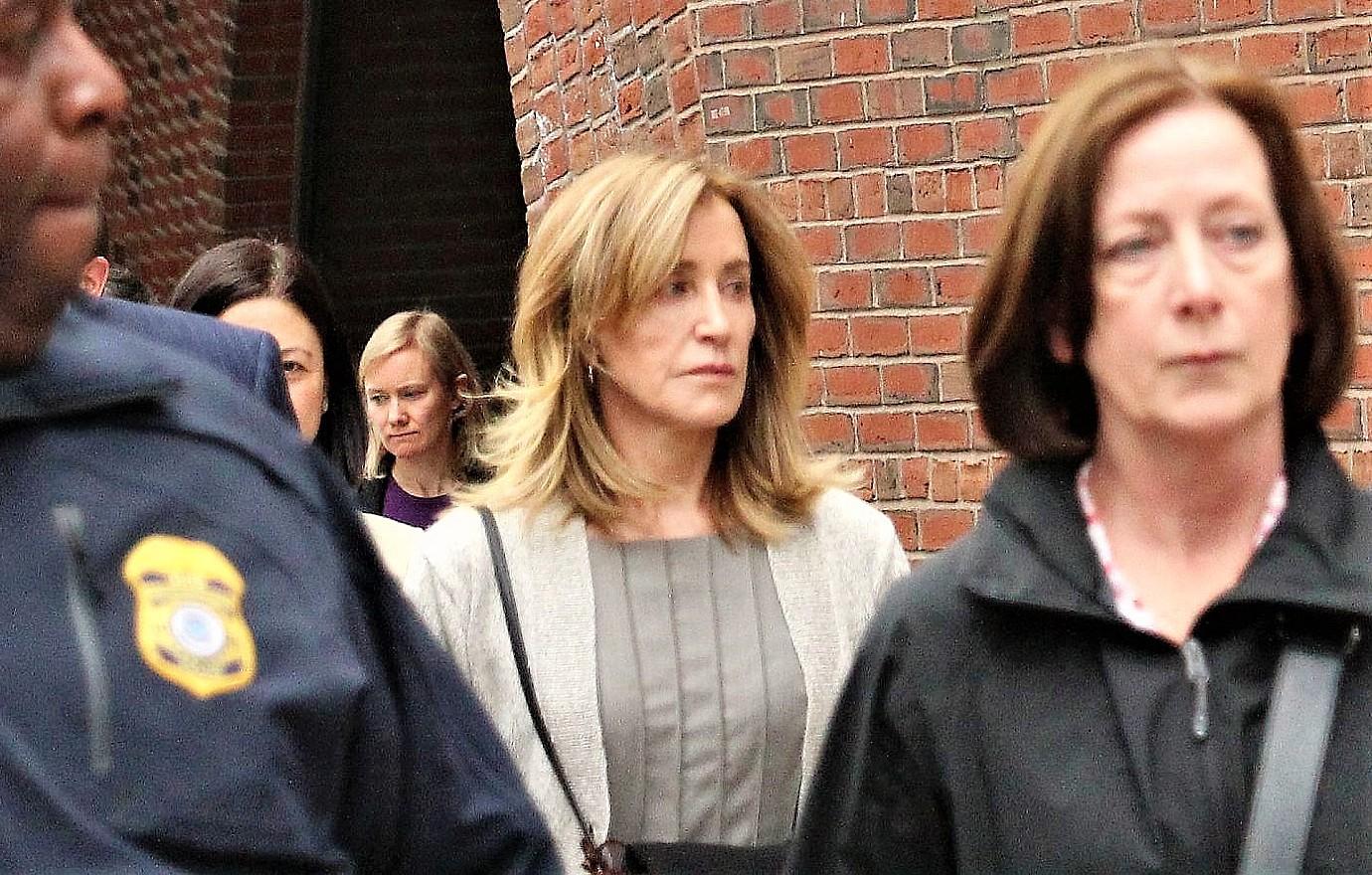 felicity huffman feels like old life died college admissions scandal