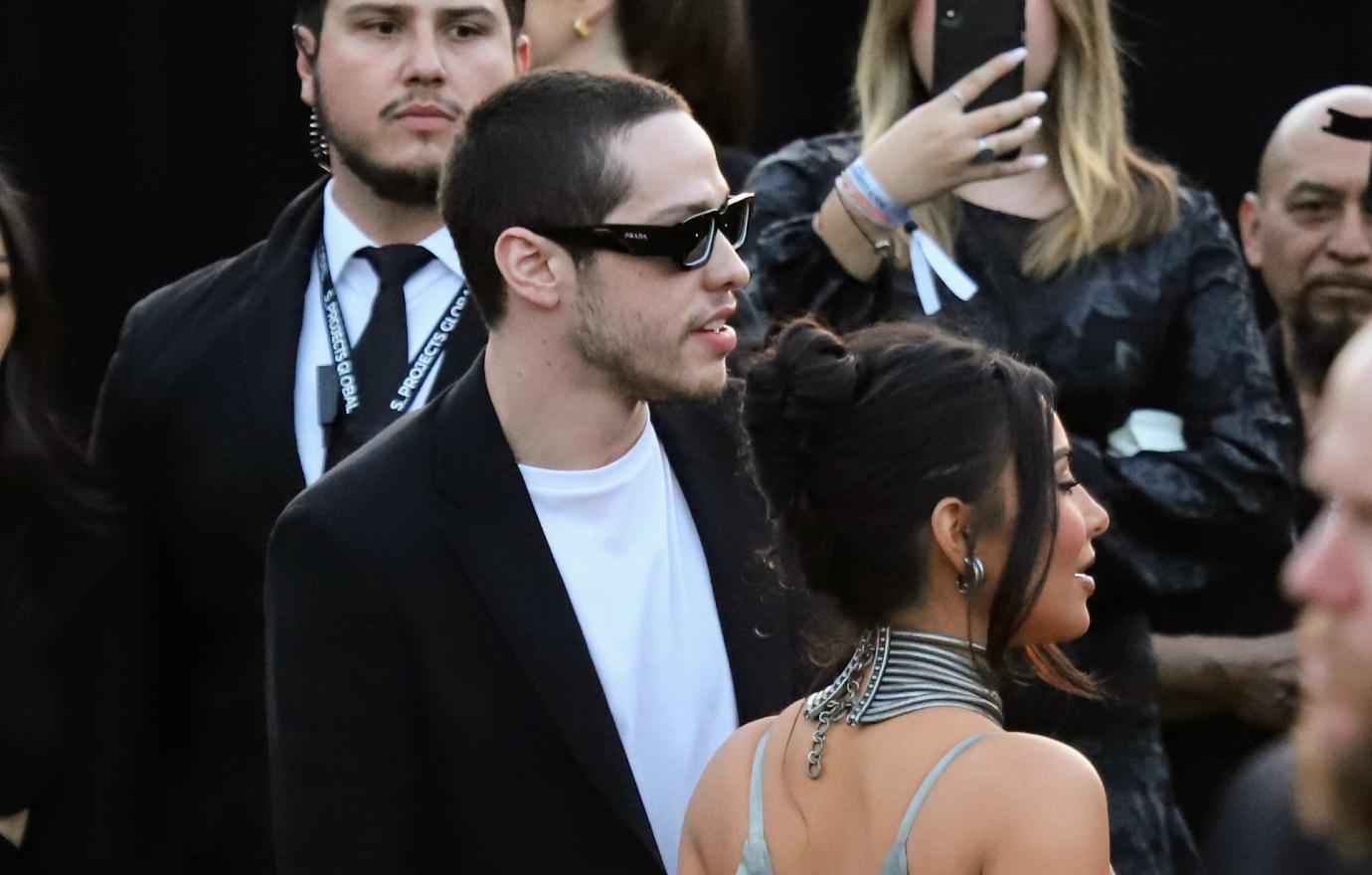 kim kardashian first date pete davidson