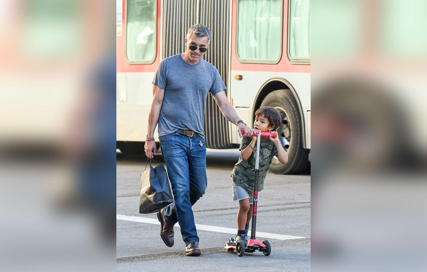 Halle Berry‘s ex husband Olivier Martinez with son, Maceo in Los Angeles