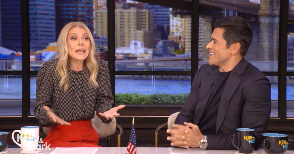 Image of Kelly Ripa suggested she and Mark Consuelos get an 'airport divorce.'