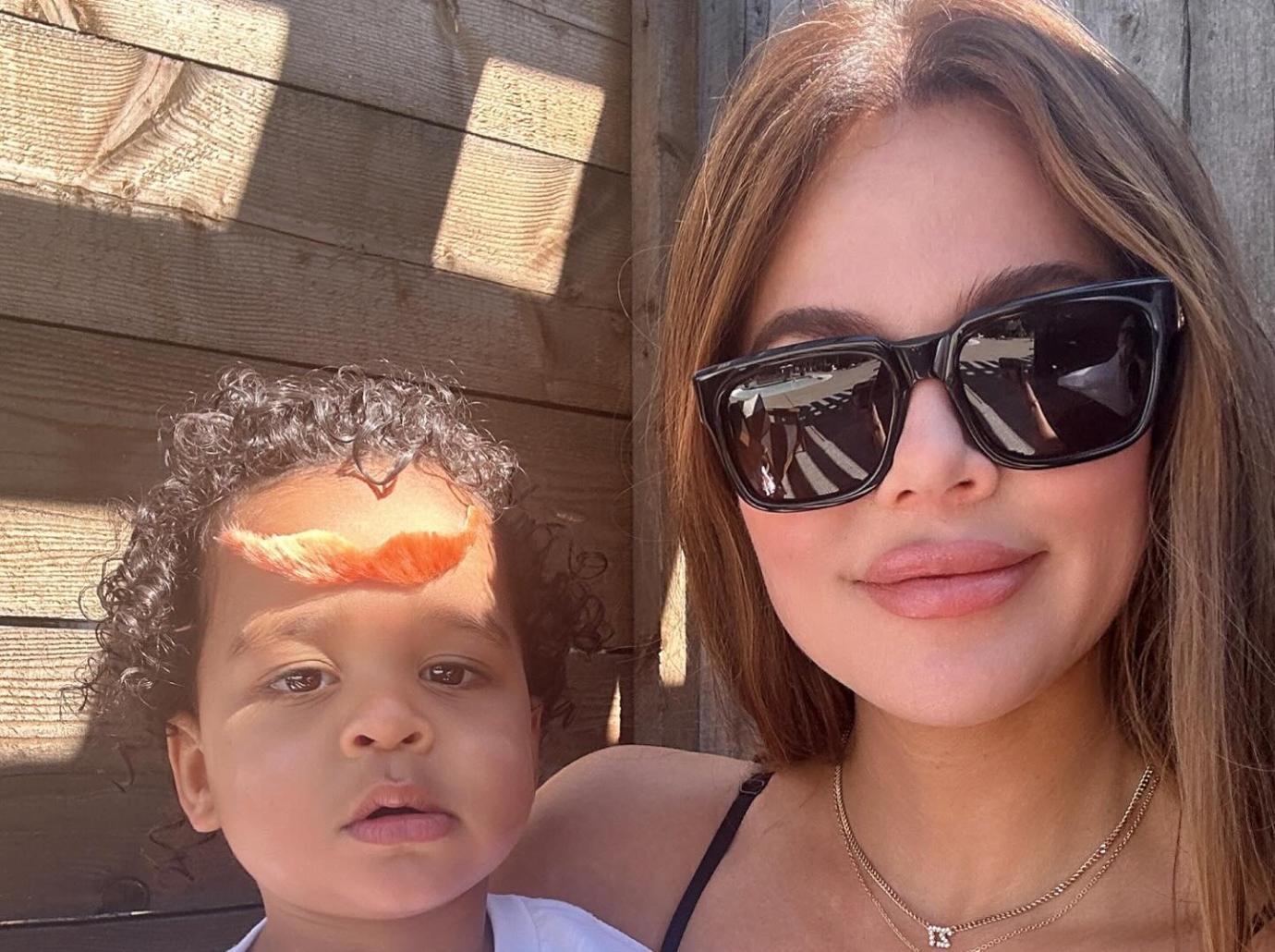 khloe kardashian photo tatum hugging saint west connection