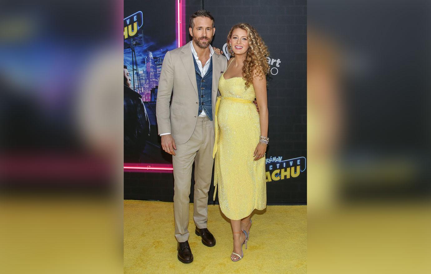 Blake Lively Ryan Reynolds Red Carpet Welcome Third Child