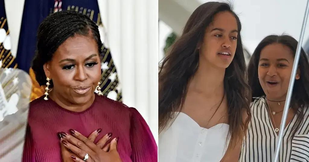 Photo of Michelle, Malia and Sasha Obama