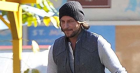 Gabriel Aubrey picks up his daughter Nahla Aubrey from school in studio city