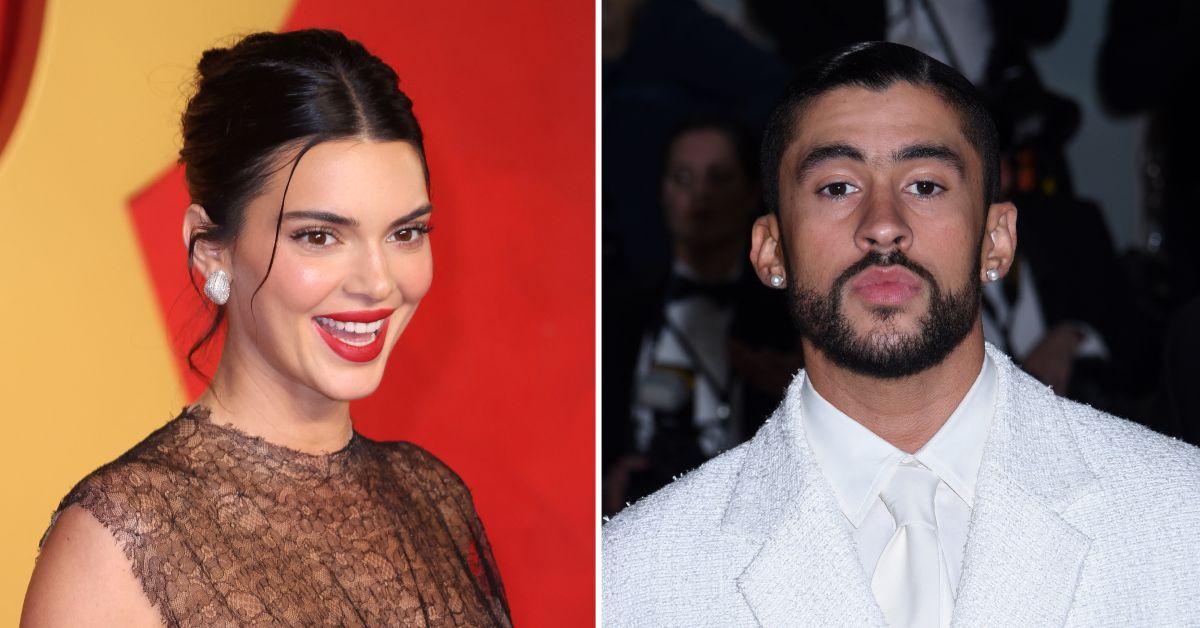 kendall jenner ex bad bunny flirting sitting together met gala after party