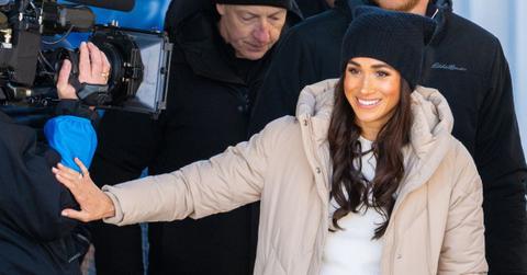 meghan markle was aware cameras during valentines day outing