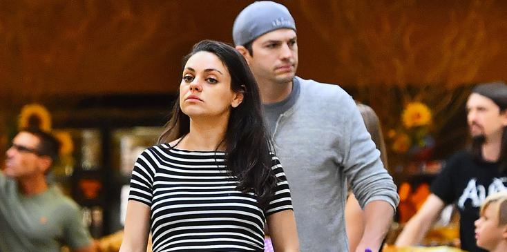 mila kunis pregnant baby two name reveal ashton kutcher