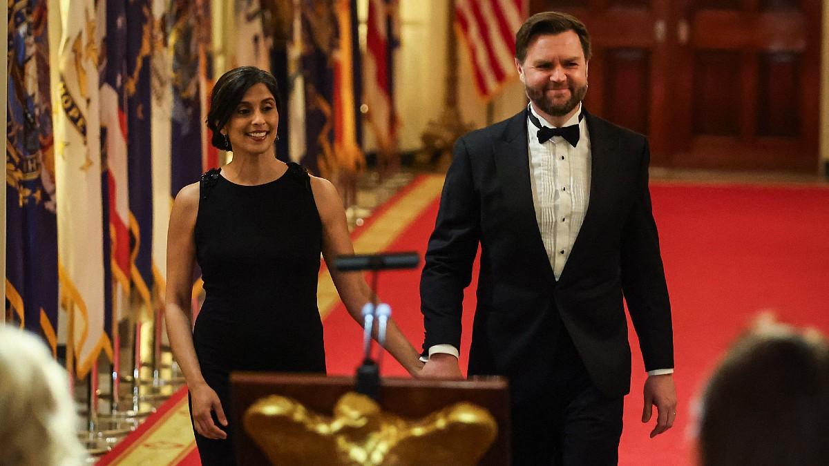 image of Usha Vance is pregnant. 