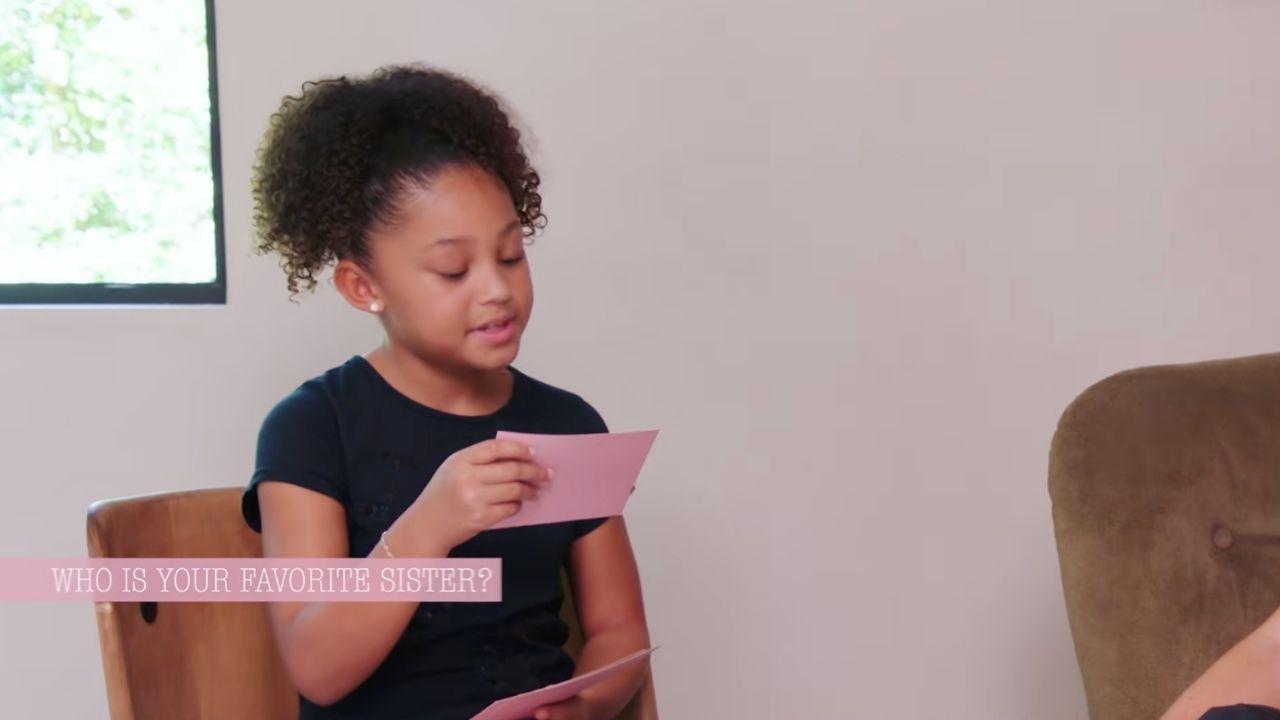 Photo of Stormi Webster interviewed her mom, Kylie Jenner.