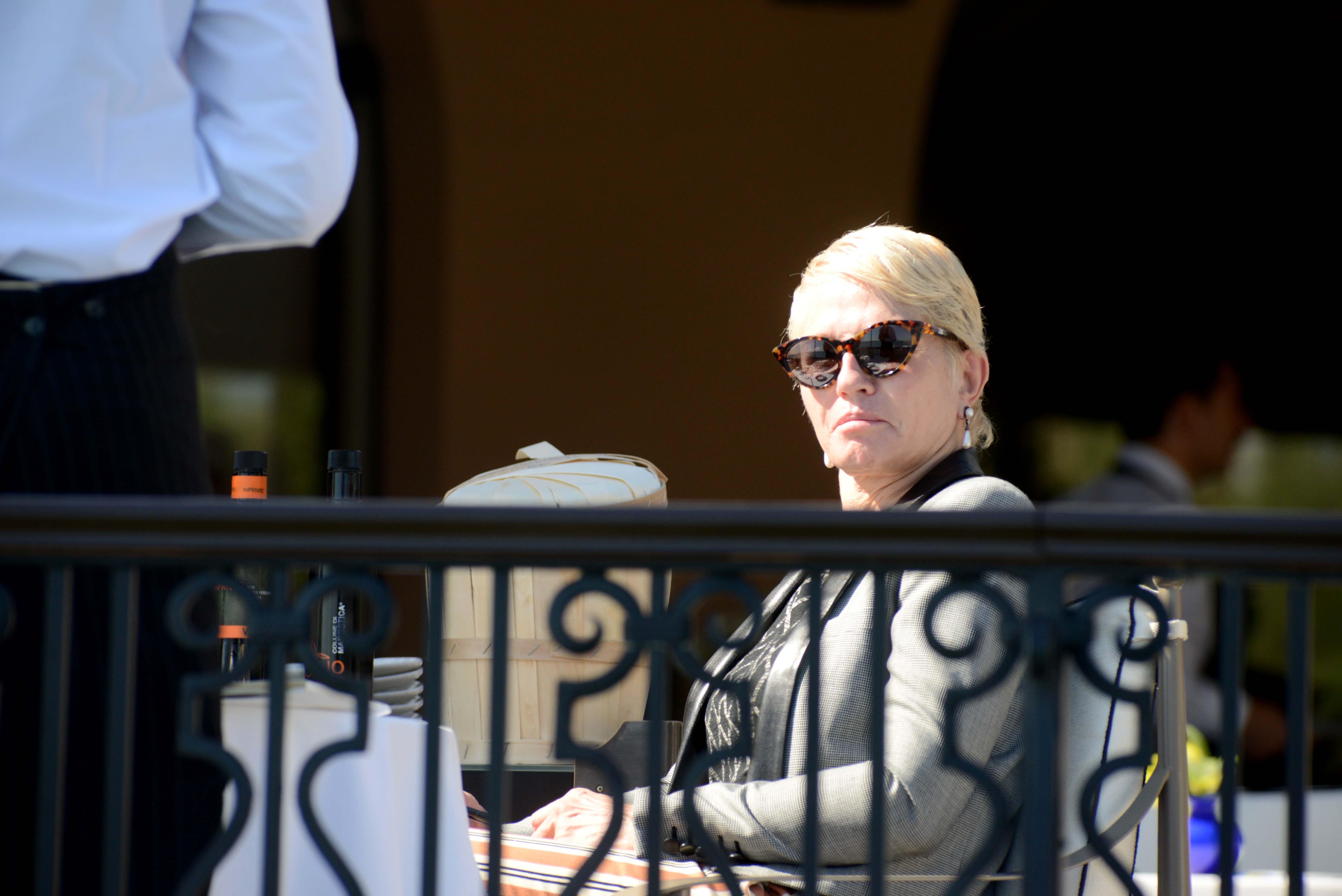 George Cloony marriage, the guest Actress Ellen Barkin at Cipriani hotel.