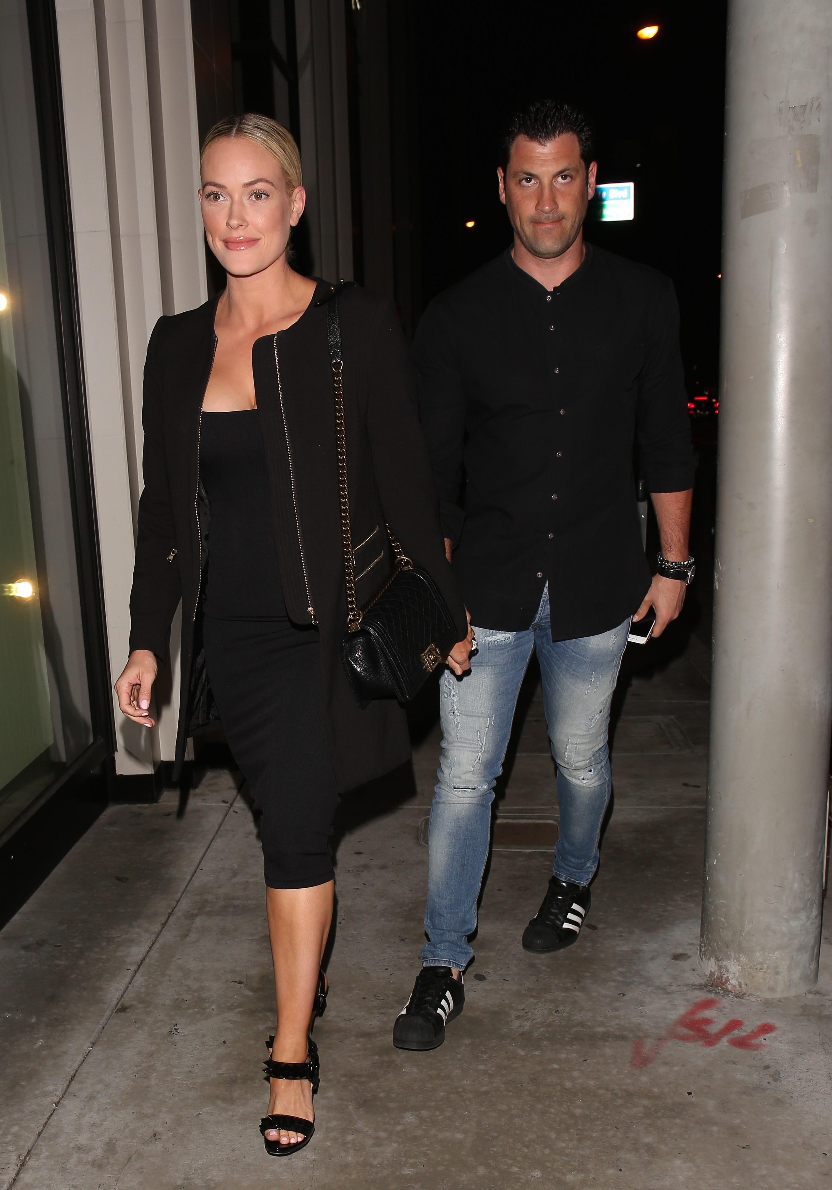 Maksim Chmerkovskiy and Peta Murgatroyd make it a date night at Catch LA