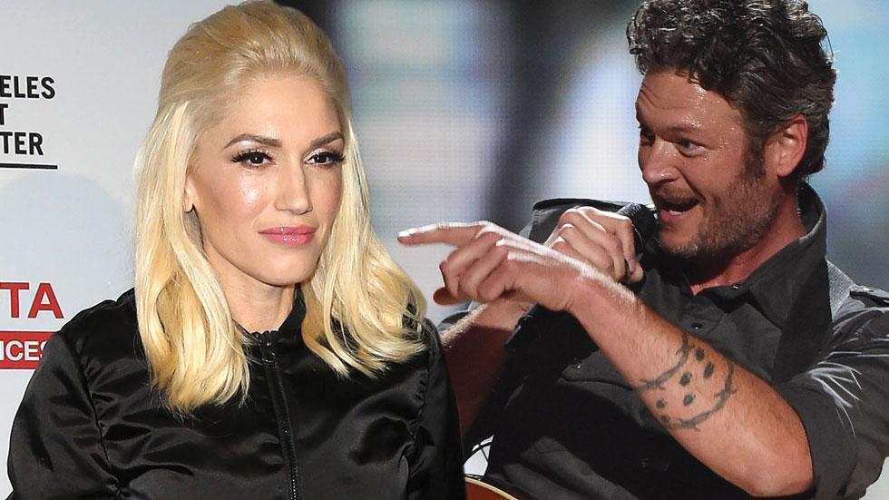 Blake shelton dating gwen stefani flirting