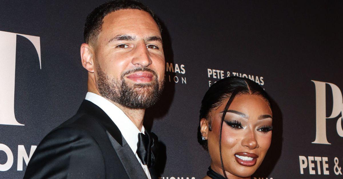 Photo of Megan Thee Stallion and Klay Thompson