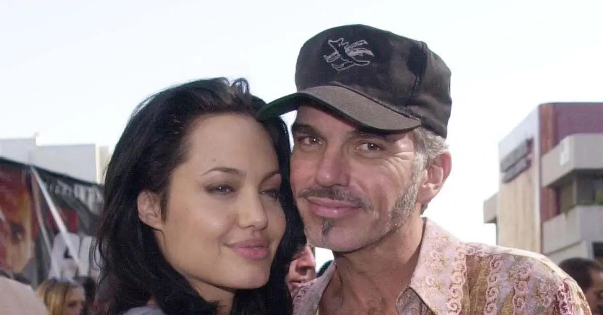 Image of Angelina Jolie and Billy Bob Thornton had lockets with a 'drop' of each other's blood.