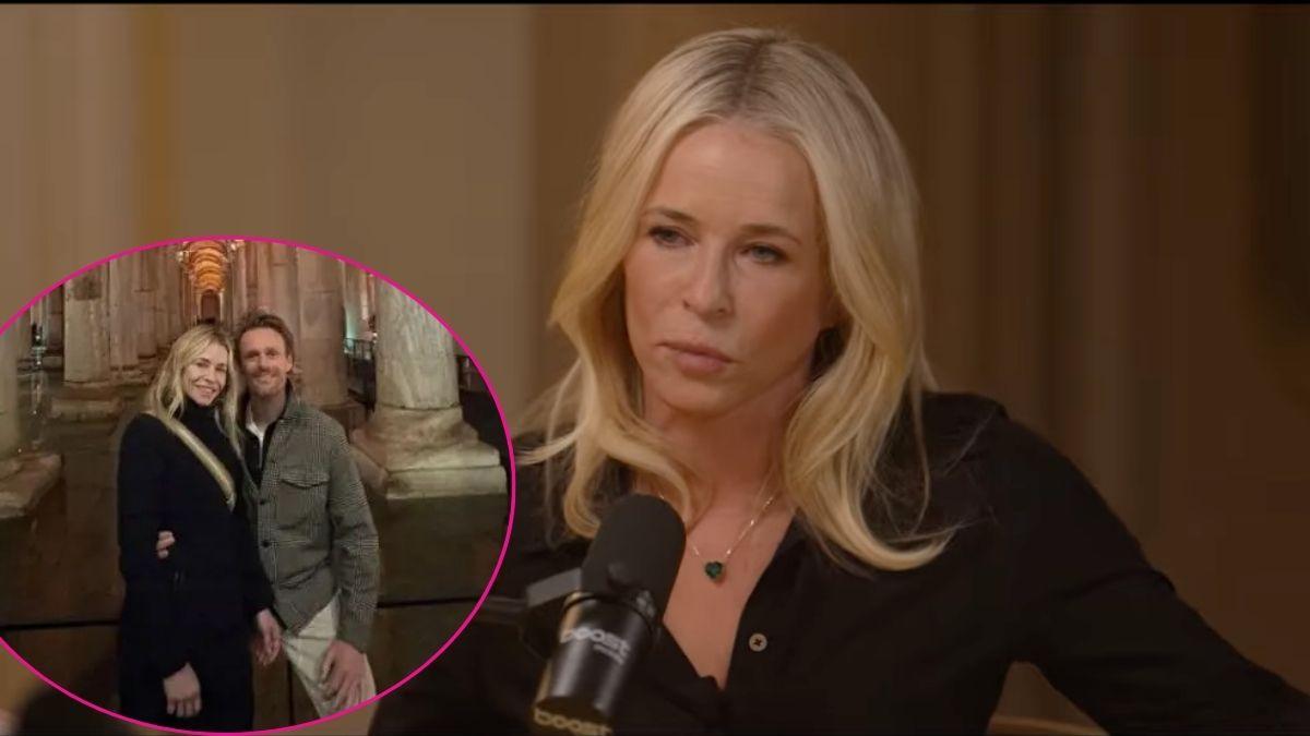 Composite photo of Chelsea Handler and her boyfriend