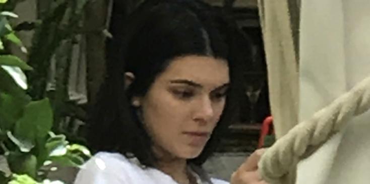 *EXCLUSIVE* Kendall Jenner emerges for the first time after jewelry theft