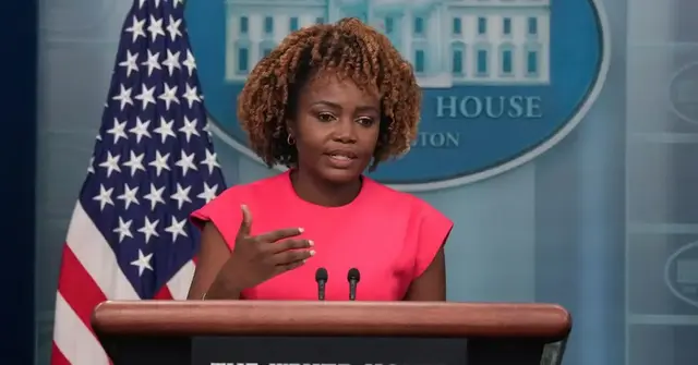 karine jean pierre gets into heated exchange with reporter