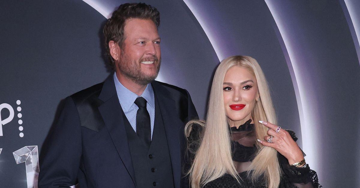 Photo of Gwen Stefani and Blake Shelton got married in July 2021.