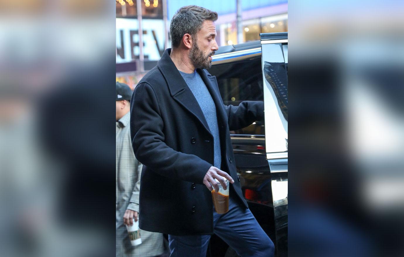 ben affleck is seen outside good morning america