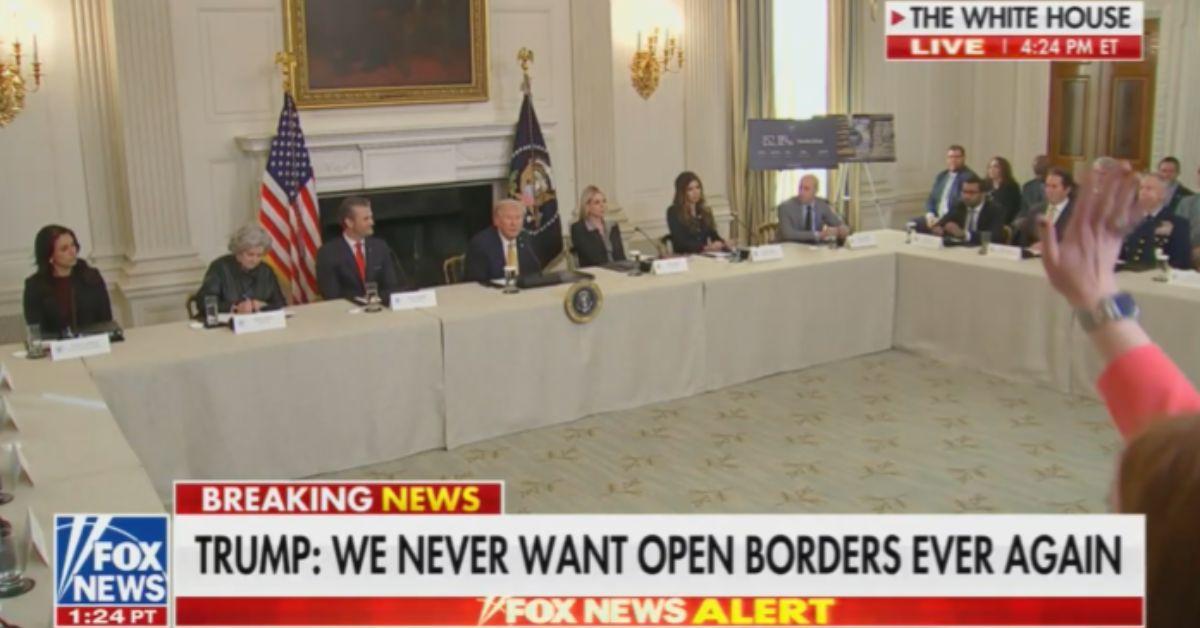 image of Donald Trump got sassy with reporters on October 23.