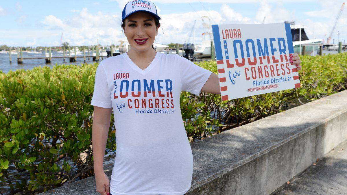 Image of Laura Loomer was previously accused of having an affair with the president.