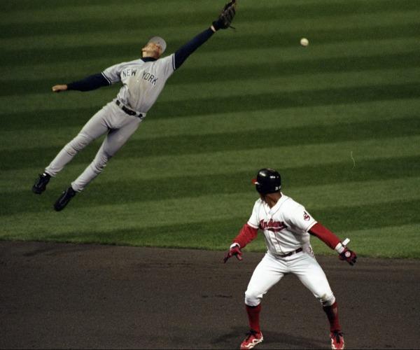 Derek jeter flying