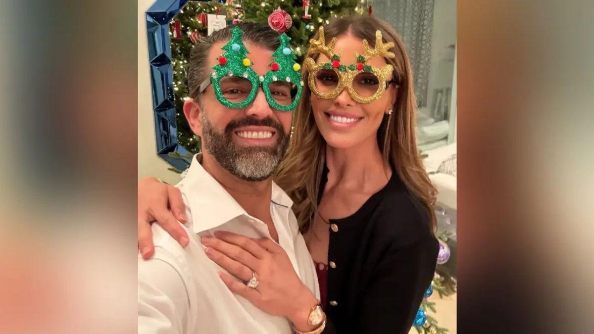 Photo of Donald Trump Jr. and Bettina Anderson's wedding was held in the Bahamas.