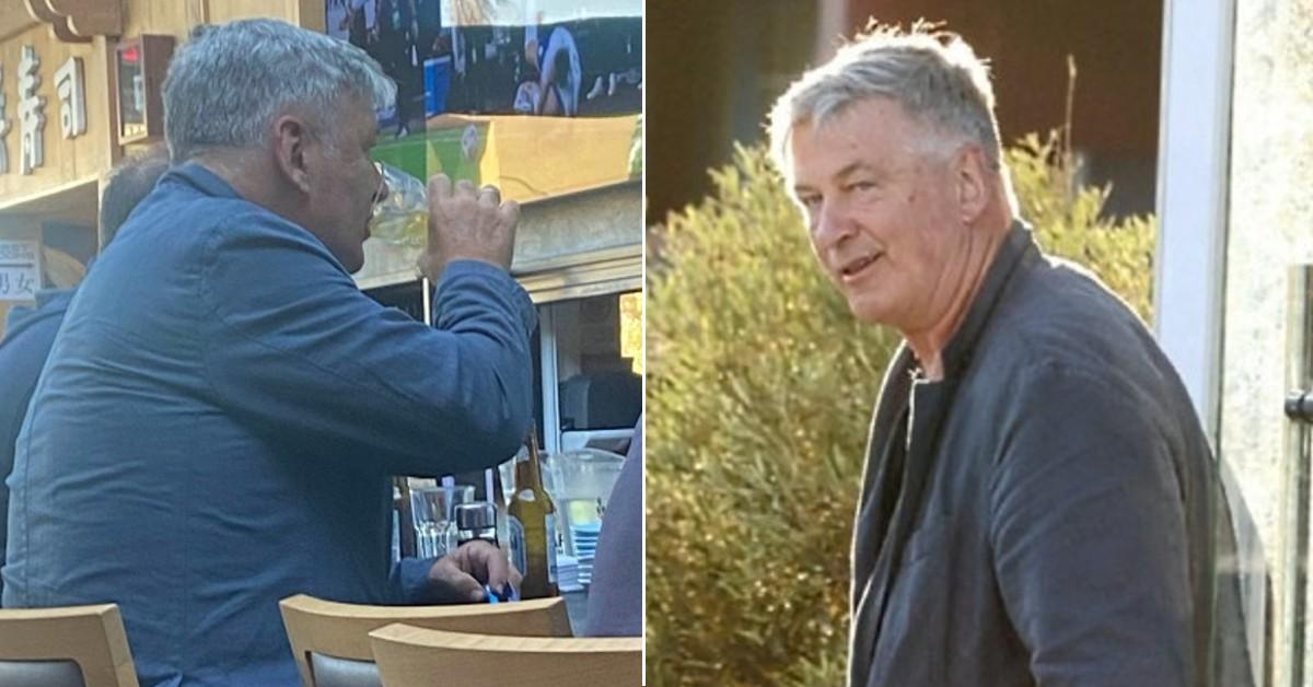 alec baldwin spotted out ok pp