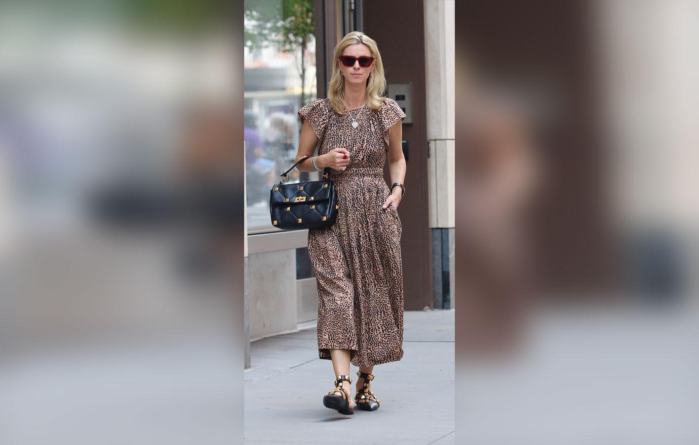 How Nicky Hilton Wears Ulla Johnson Leopard Midi Dress With