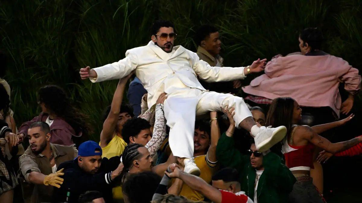 image of Donald Trump criticized the NFL for choosing a Spanish-speaking performer. 