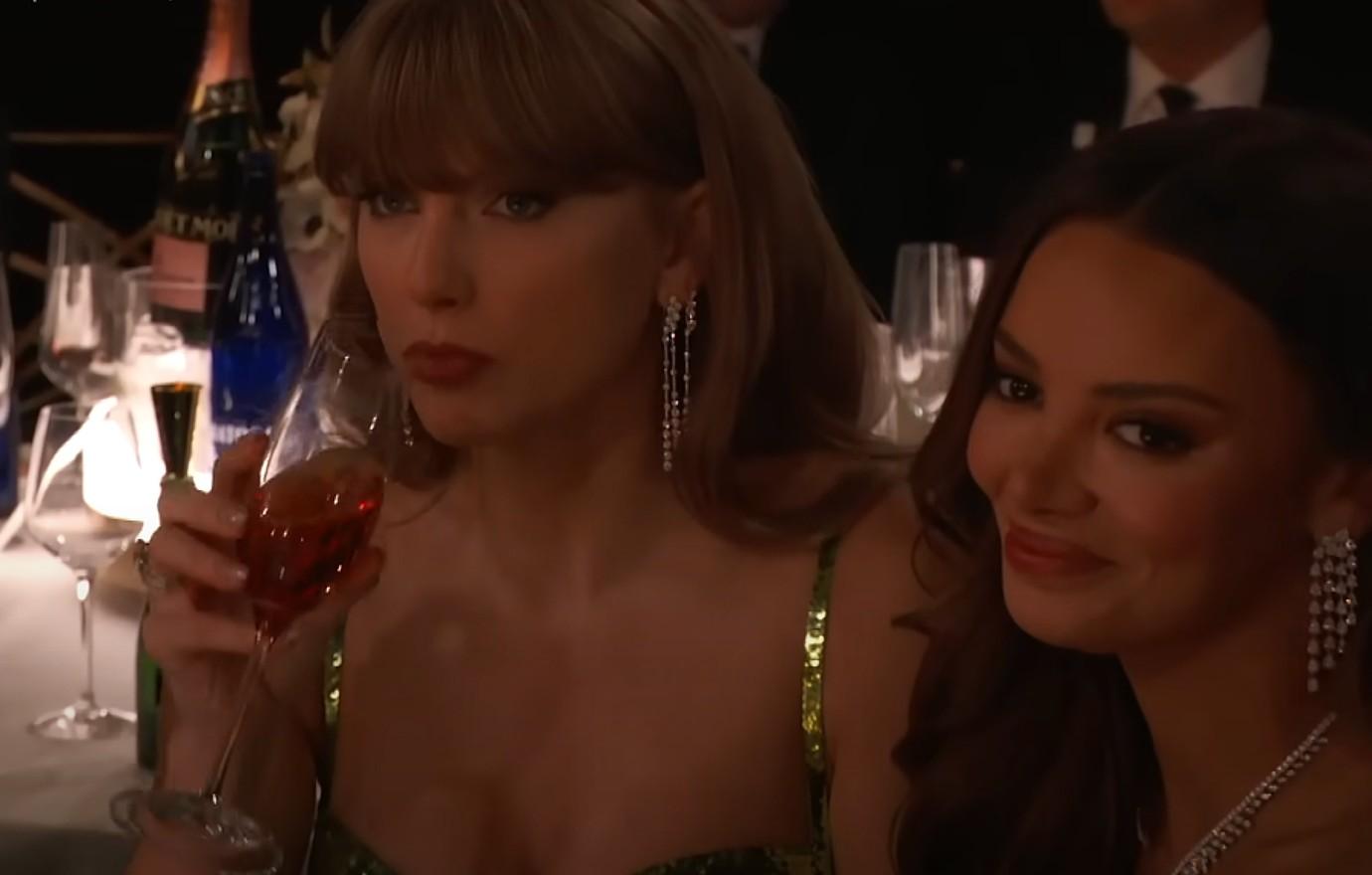 taylor swift golden globes reaction jo koy