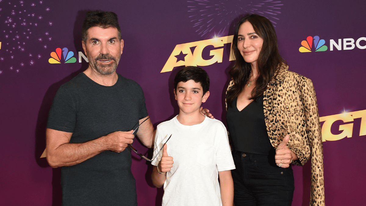 Photo of Simon Cowell, Eric Cowell and Lauren Silverman