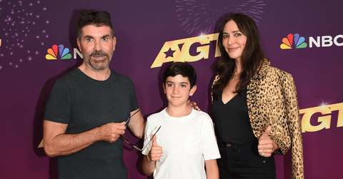 Photo of Simon Cowell, Eric Cowell and Lauren Silverman