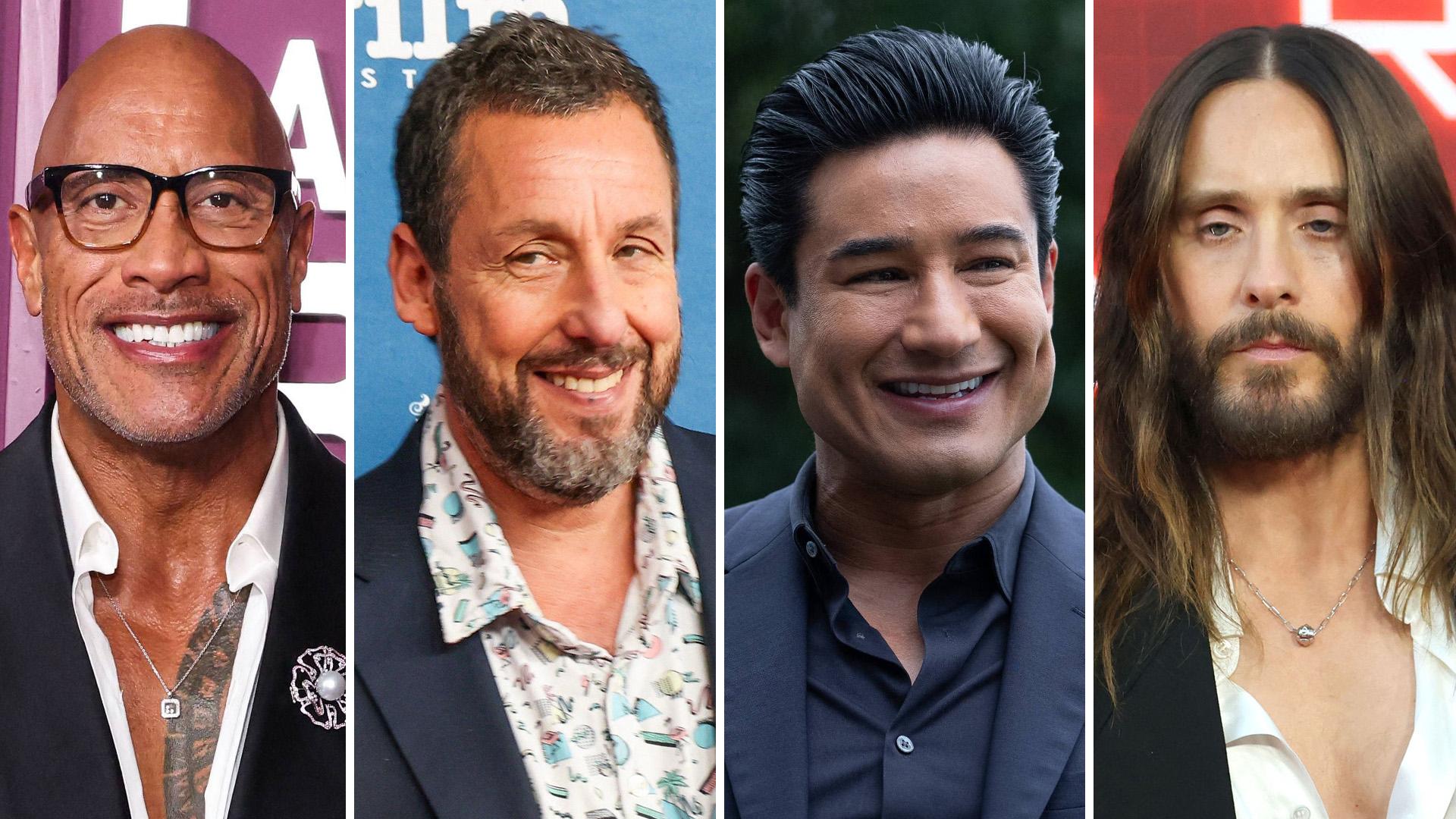 Dwayne “The Rock” Johnson, Adam Sandler, Jared Leto, Mario Lopez