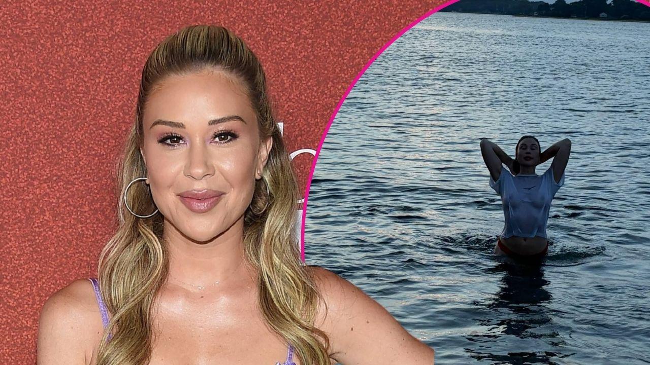 gabby windey daring beach photos