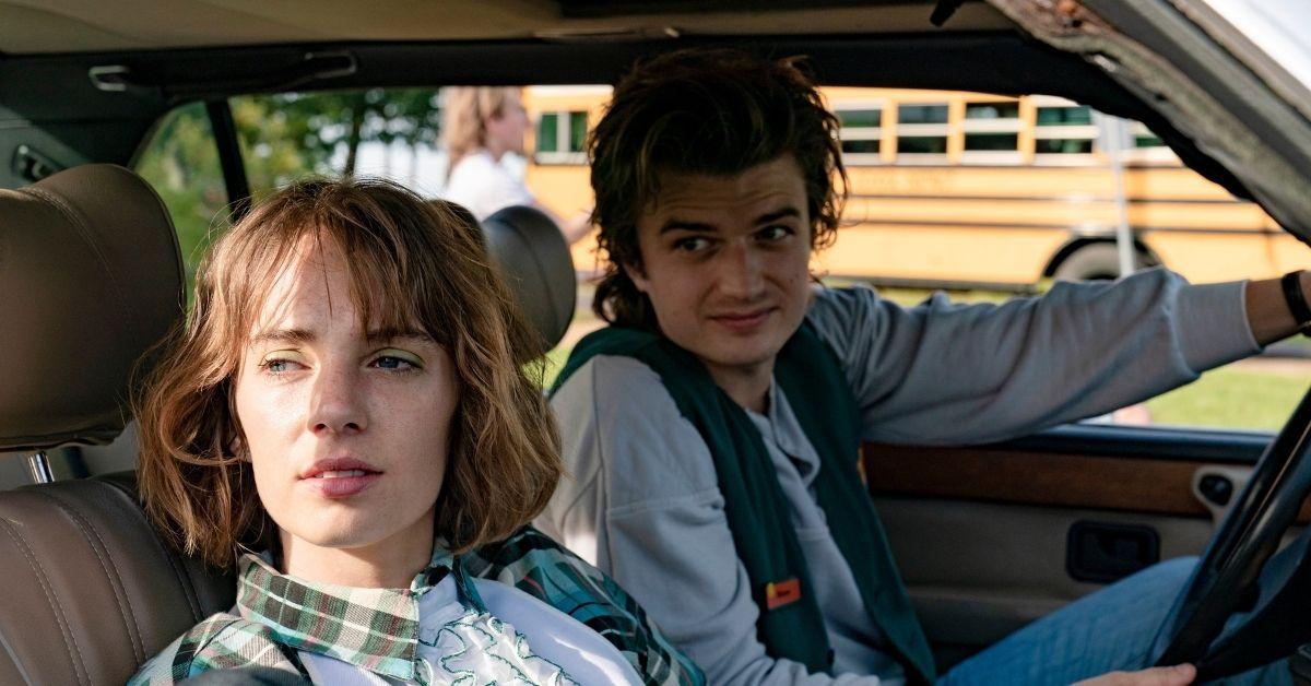 Photo of Maya Hawke and Joe Keery