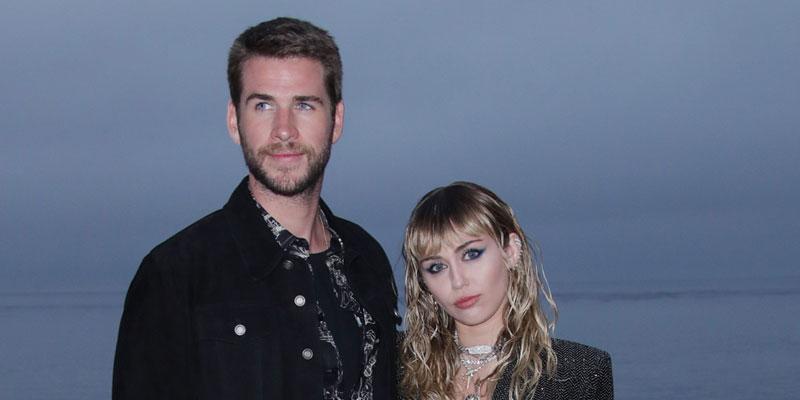 Miley Cyrus And Liam Hemsworth At Event