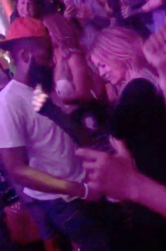 EXCLUSIVE: 1st appearance of Khloe Kardashian and rumored bf James Harden holding each other and dancing at Chris Brown&#8217;s party in Las Vegas