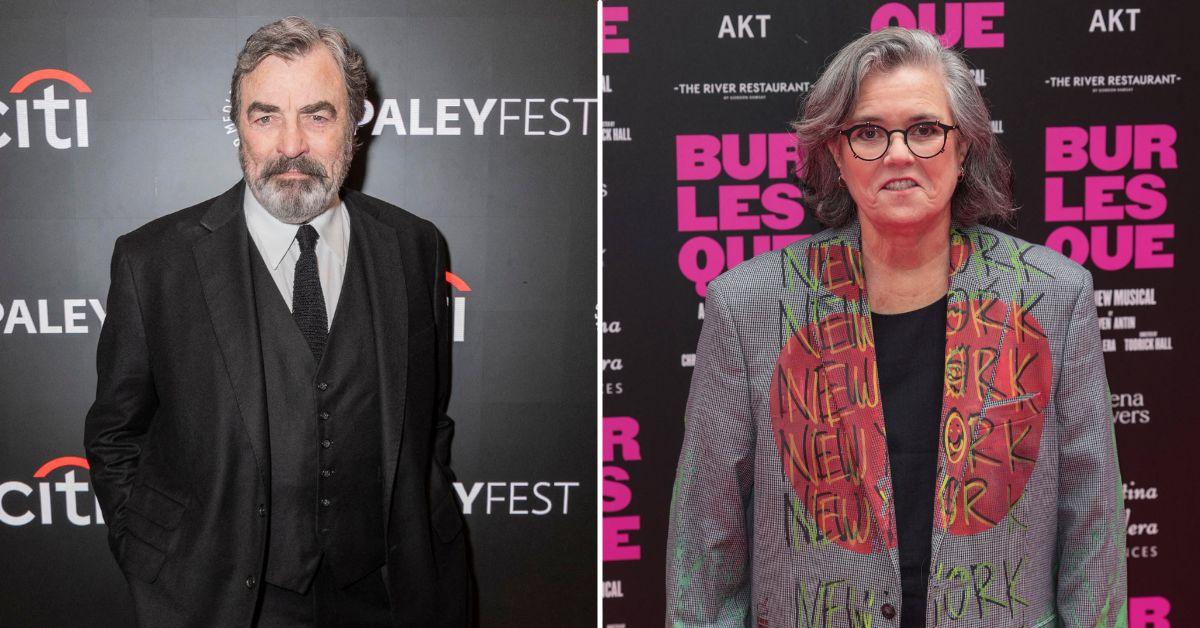 Photo of Rosie O'Donnell said Tom Selleck was the 'first time' she ever challenged a celebrity.