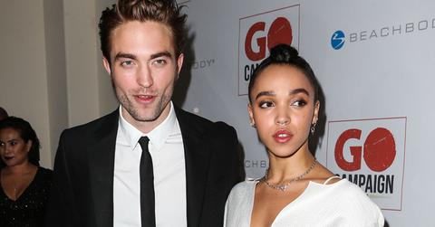 Robert Pattinson and girlfriend FKA twigs arrive at the 8th Annual GO Campaign Gala