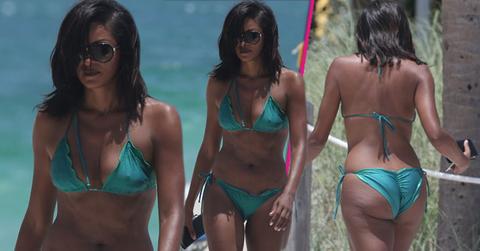 real housewives of atlanta claudia jordan sexy bikini photos